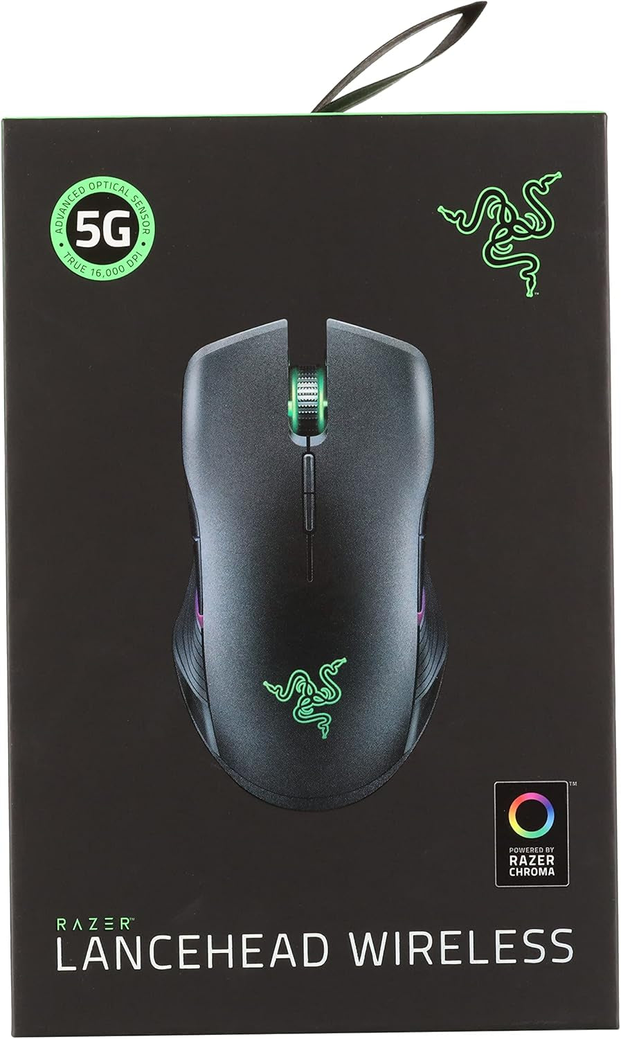 Lancehead Wireless - Wireless Performance in Gaming Quality - Precise Optical Sensor - Adaptive Frequency Technology - Gaming Mouse for Left- and Right-Handers