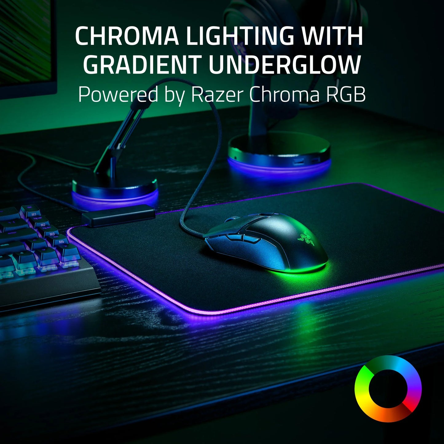 Cobra Wired Gaming Mouse 58G Lightweight Design, Gen-3 Optical Switches, RGB Lighting Black