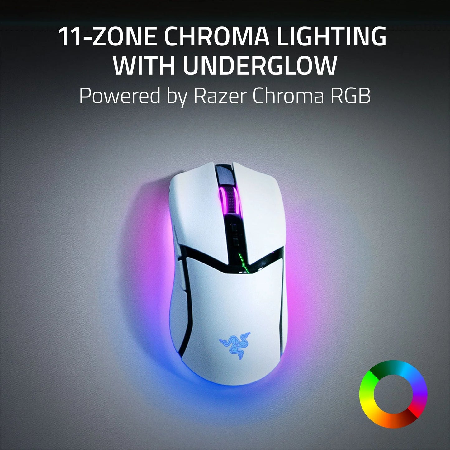 Cobra Pro Optical Bluetooth Wireless Gaming Mouse, White