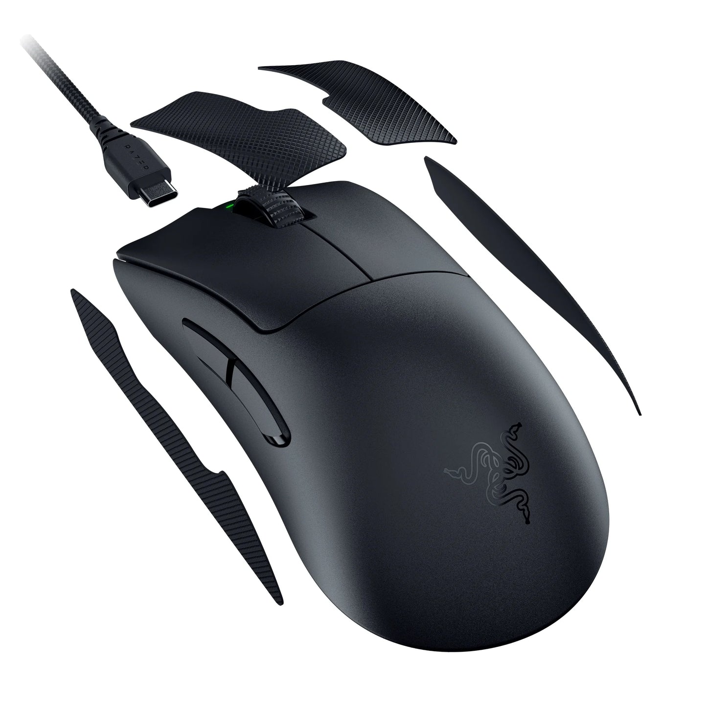 Deathadder V3 Pro Wireless Esports Gaming Mouse, 64G, 5 Buttons, 2.4Ghz, Bluetooth, Black