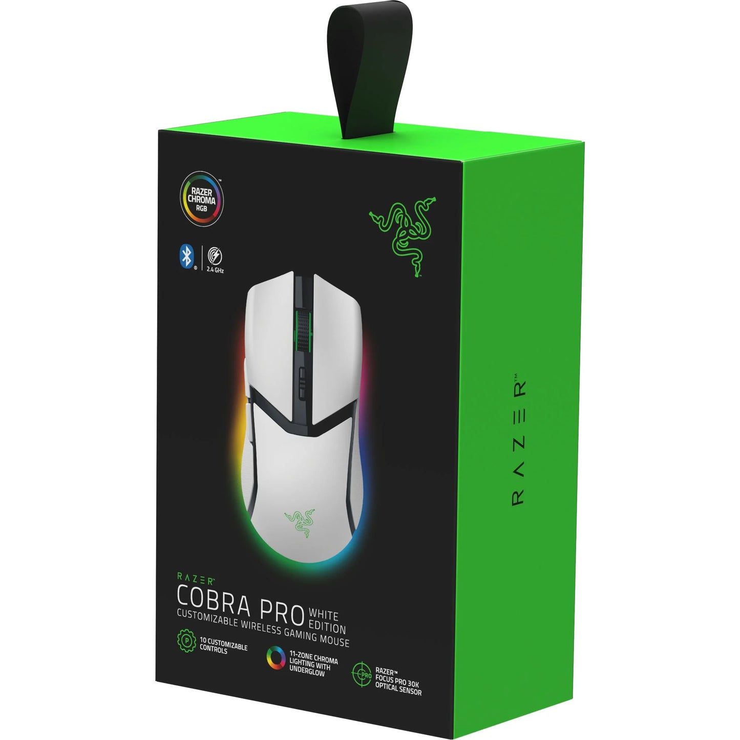 Cobra Pro Optical Bluetooth Wireless Gaming Mouse, White