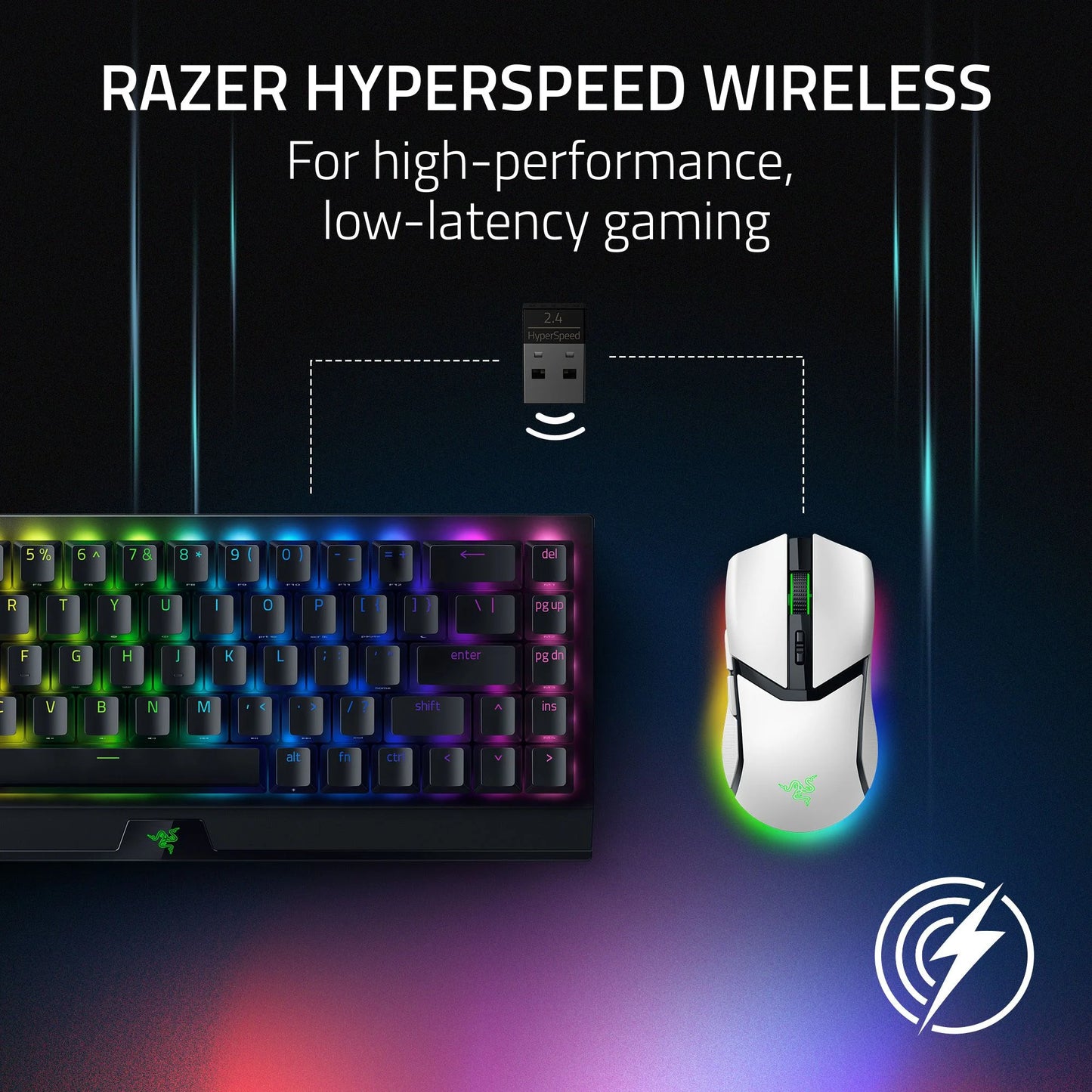 Cobra Pro Optical Bluetooth Wireless Gaming Mouse, White