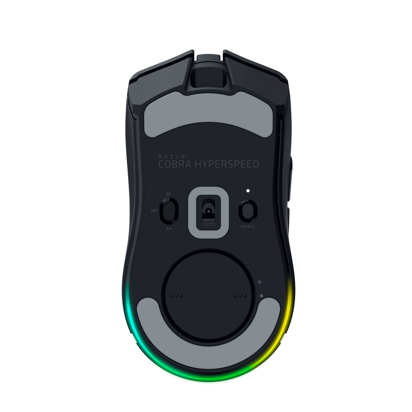 Cobra Hyperspeed - Lightweight Customizable Wireless PC Gaming Mouse, 2.4Ghz, Bluetooth, 62G, Black