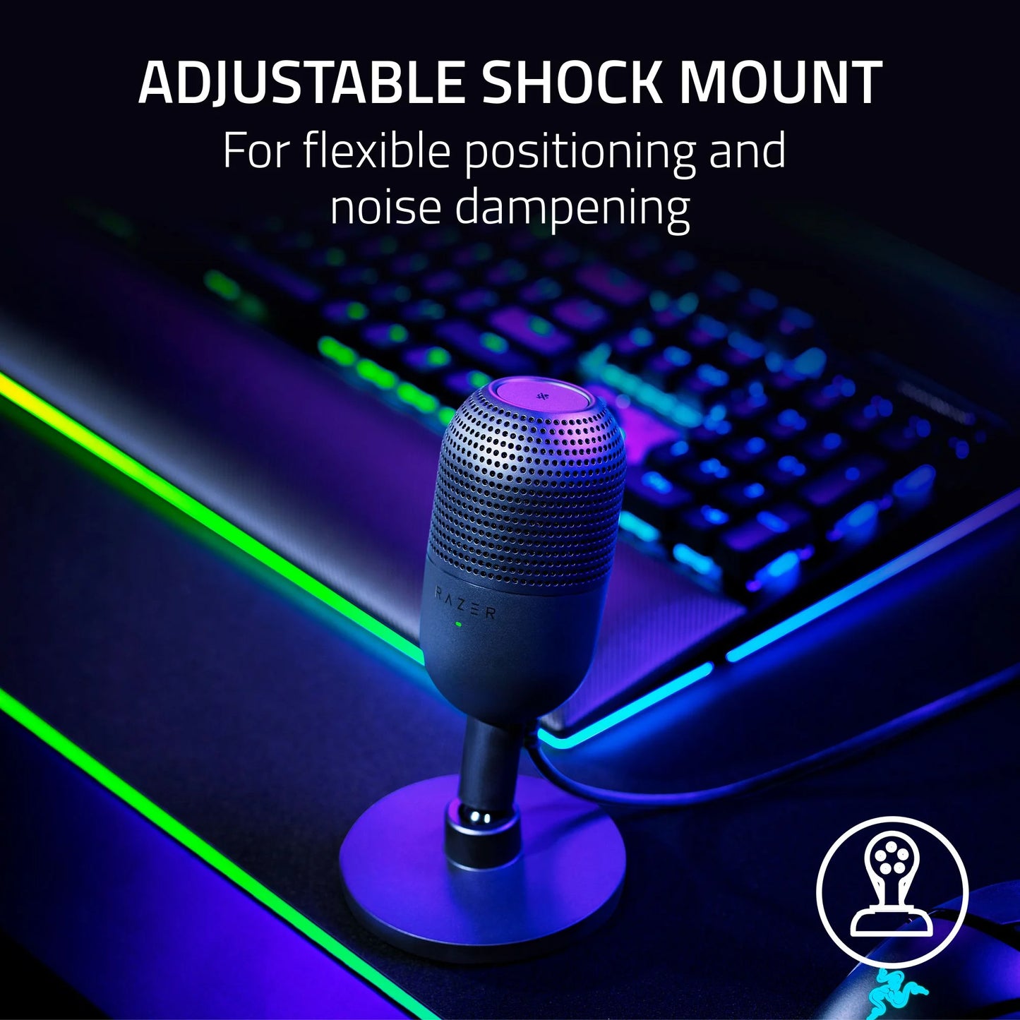 Seiren V3 Mini USB Condenser Microphone, Black